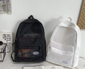 Unisexe De Mode Étanche Nylon Softback Sac À Dos avec Fermeture À Glissière Hasp Fermeture Grande Capacité pour Voyage Randonnée